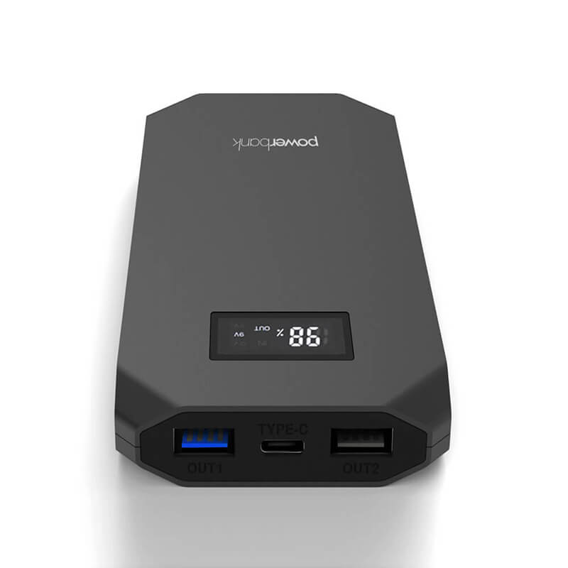 qc-pd3.0 อย่างรวดเร็วชาร์จแบตเตอรี่เมื่อ 10000 มิลลิเมตรมีจอ LCD สำหรับโทรศัพท์สมาร์ททั้งหมด